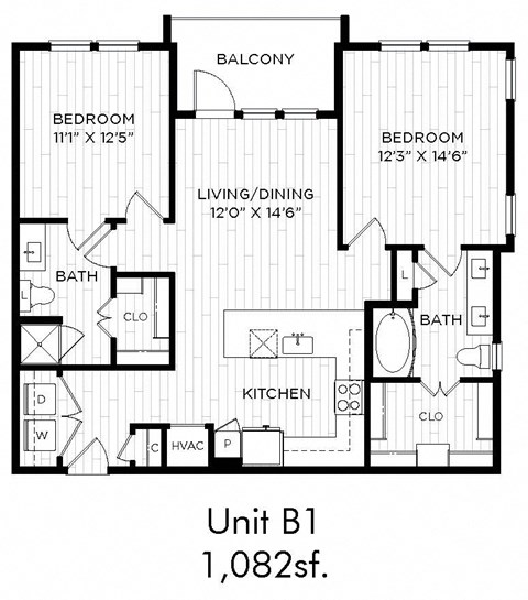 Aura Beacon Island Apartments B1 Floor Plan